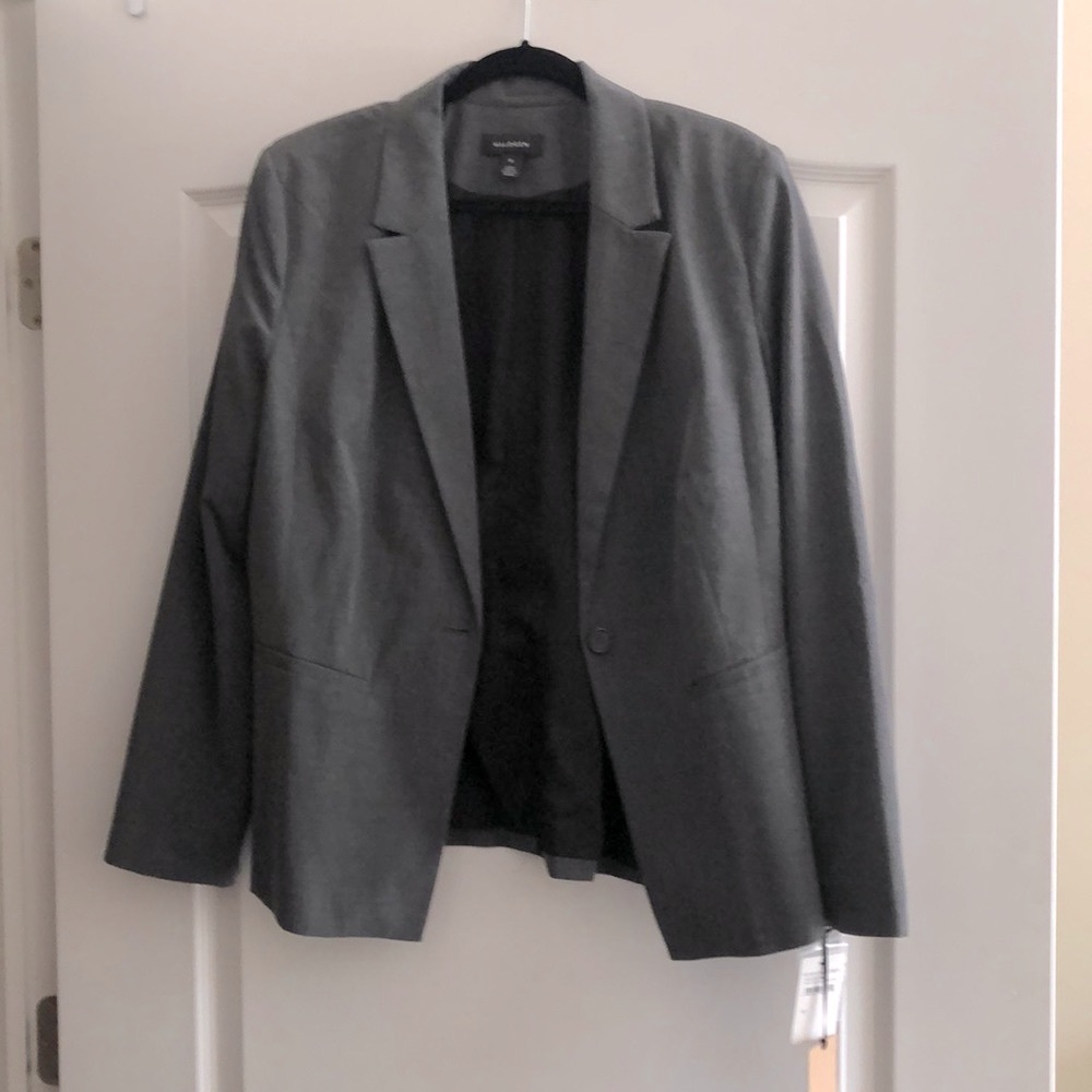 NWT Halogen Work/Zoom suit gray women’s jacket
